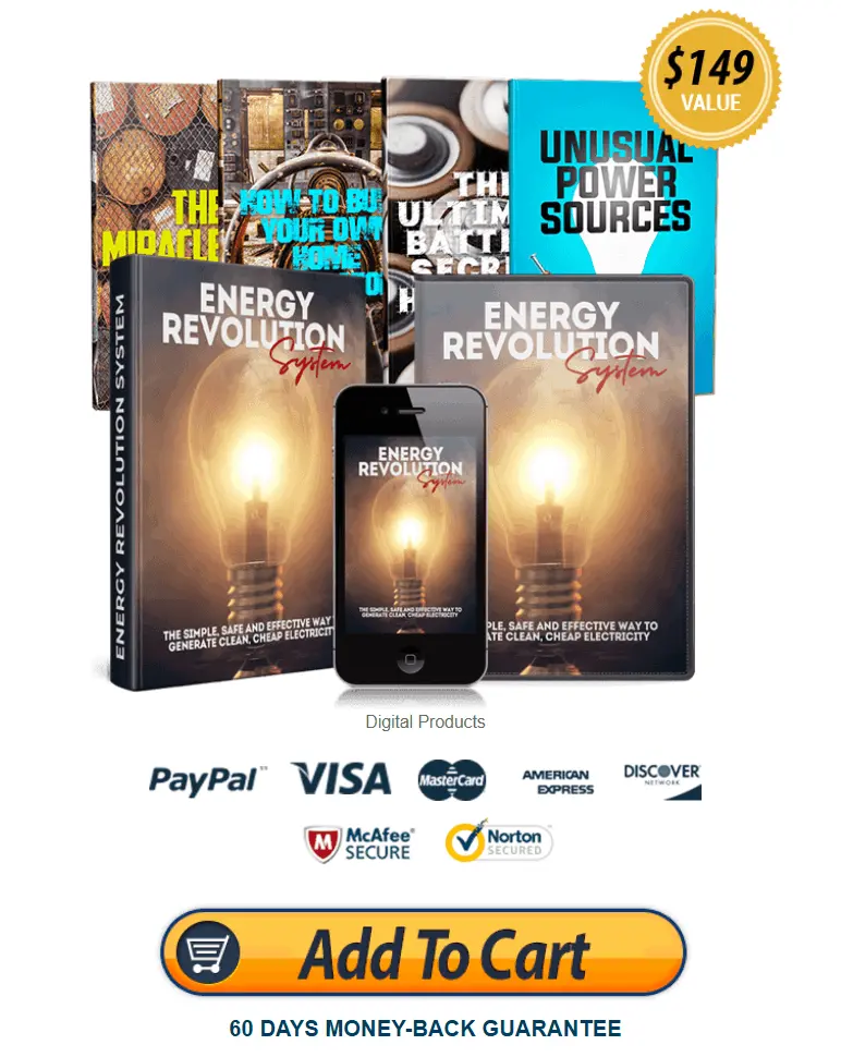 Energy Revolution System Price And Buy Label
